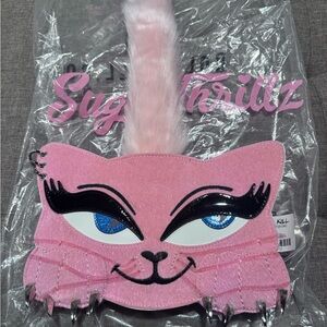 Sugar Thrillz Pink Feline Clutch